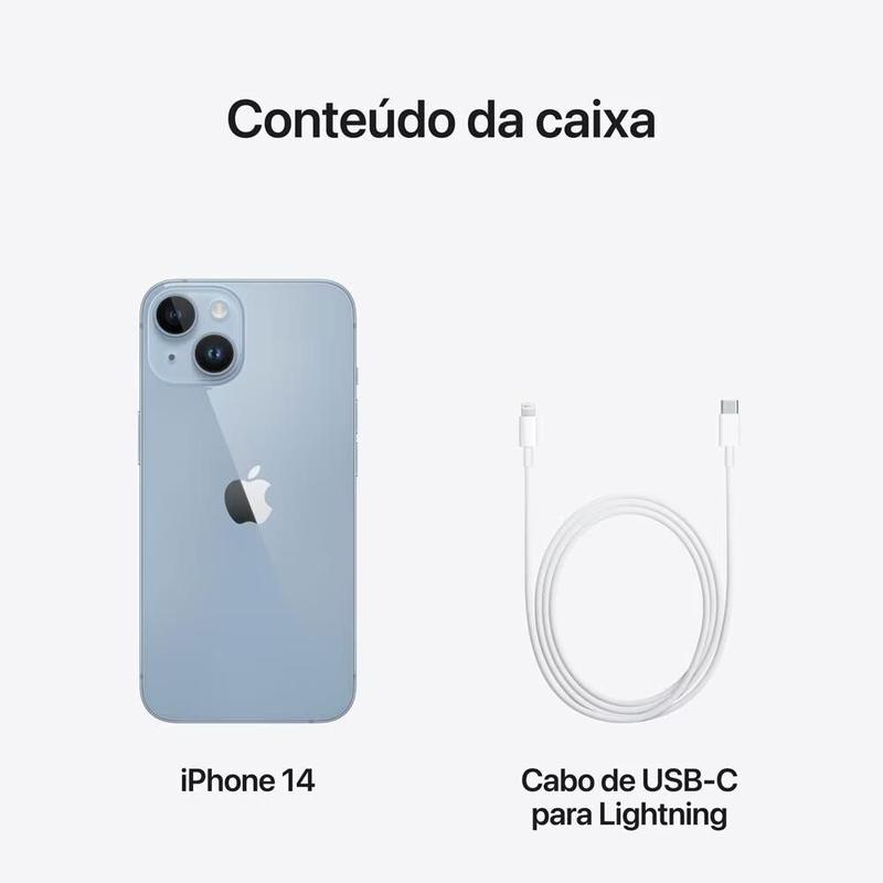 Apple iPhone 14 - (128GB) Azul - iPhone 14 - Magazine Luiza